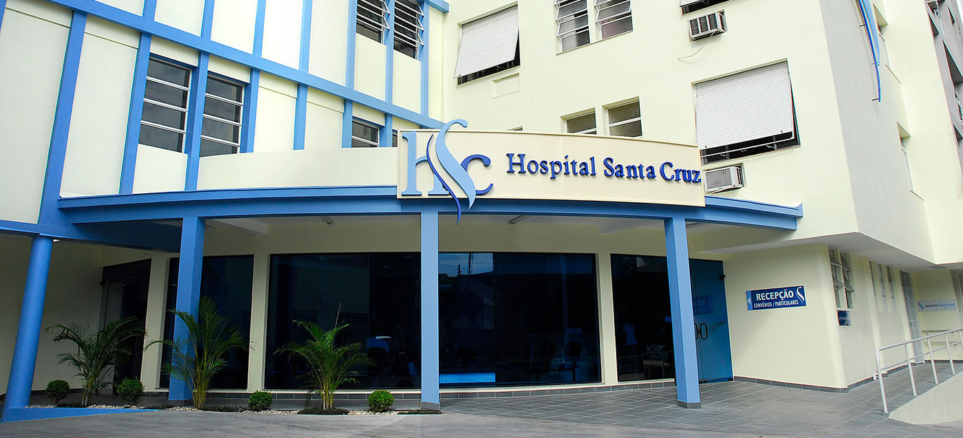 Fachada do Hospital Santa Cruz